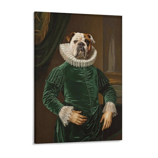Senior Butler - Custom Pet Portrait With Your Photo