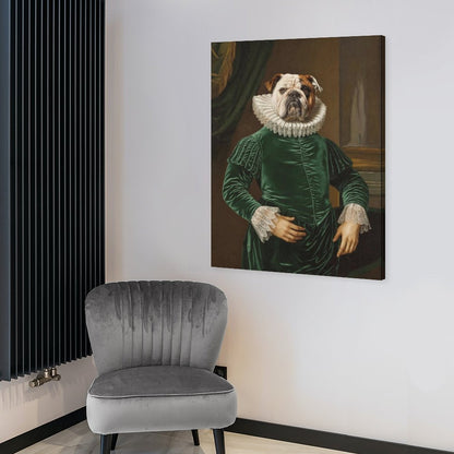 Senior Butler - Custom Pet Portrait With Your Photo