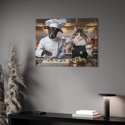 Senior Chefs - Custom Pet Portrait With Your Photo