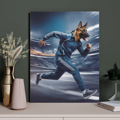 Sprint Champion - Custom Pet Portrait With Your Photo