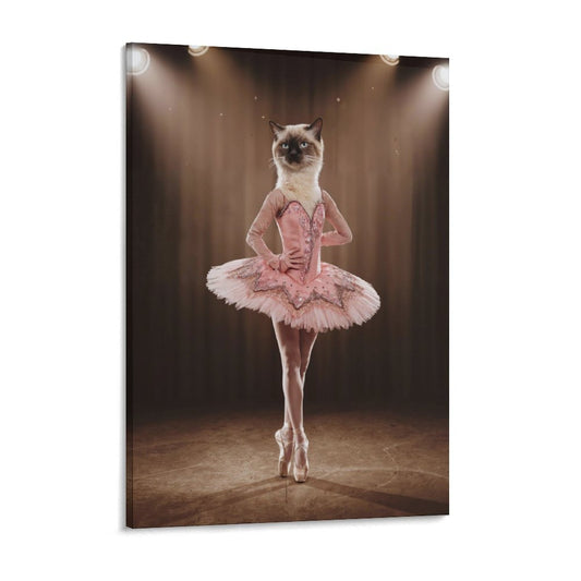 The Ballerina - Custom Pet Portrait With Your Photo