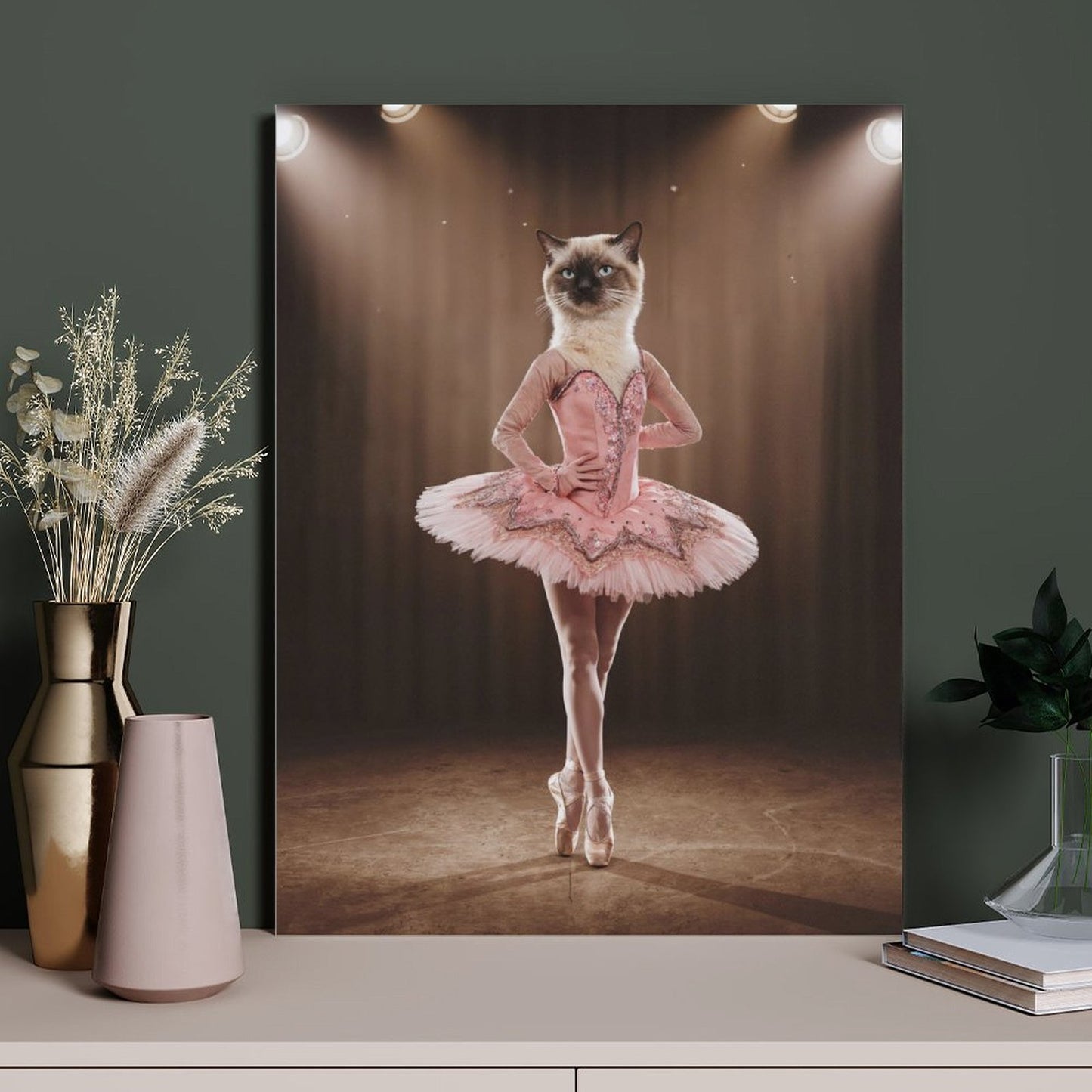 The Ballerina - Custom Pet Portrait With Your Photo