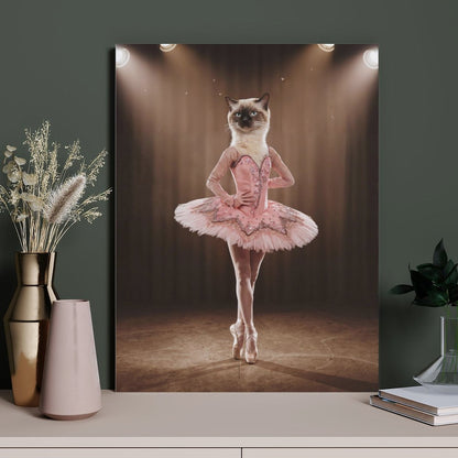 The Ballerina - Custom Pet Portrait With Your Photo