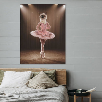 The Ballerina - Custom Pet Portrait With Your Photo