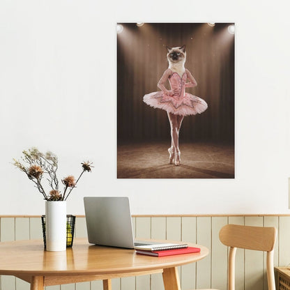 The Ballerina - Custom Pet Portrait With Your Photo