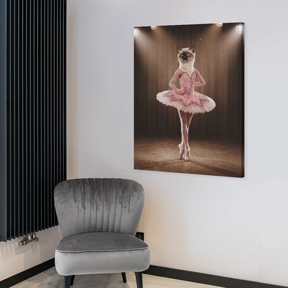 The Ballerina - Custom Pet Portrait With Your Photo