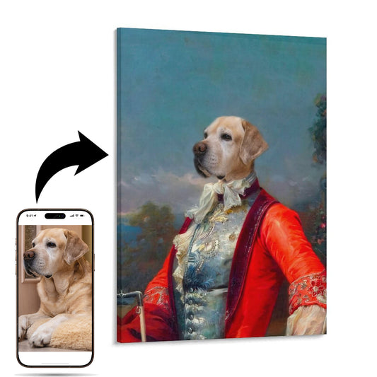 The Baron - Custom Pet Portrait With Your Photo
