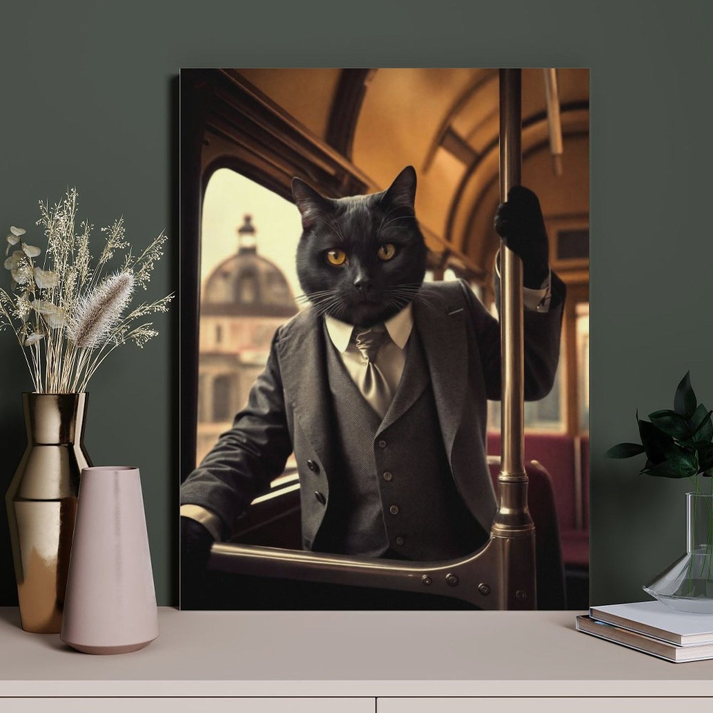 The Barrister - Custom Pet Portrait With Your Photo