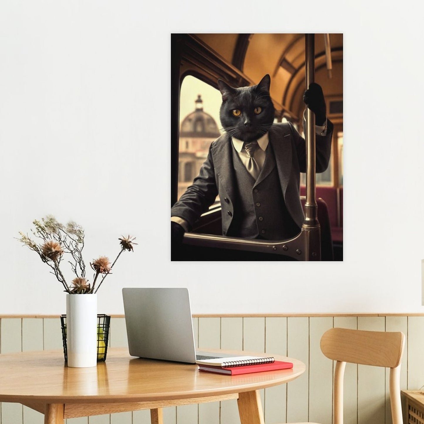 The Barrister - Custom Pet Portrait With Your Photo