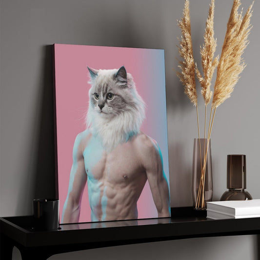 The Bodybuilder - Custom Pet Portrait With Your Photo