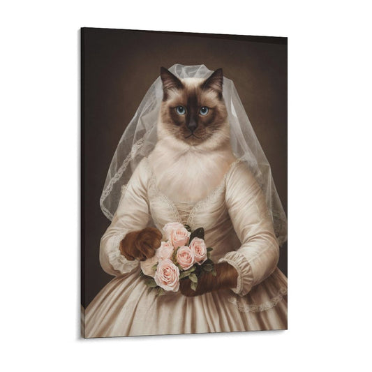 The Bride - Custom Pet Portrait With Your Photo