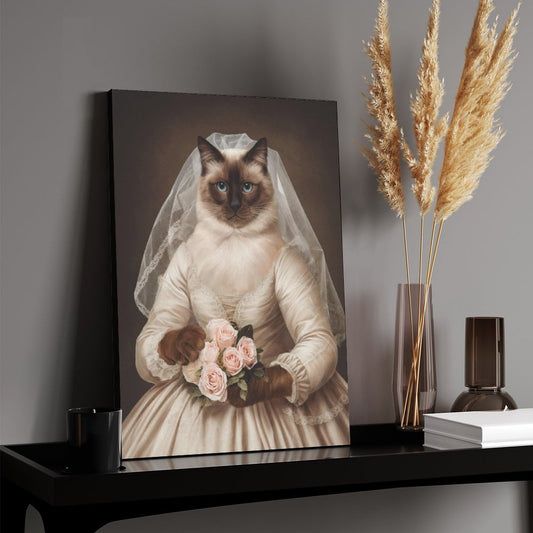 The Bride - Custom Pet Portrait With Your Photo