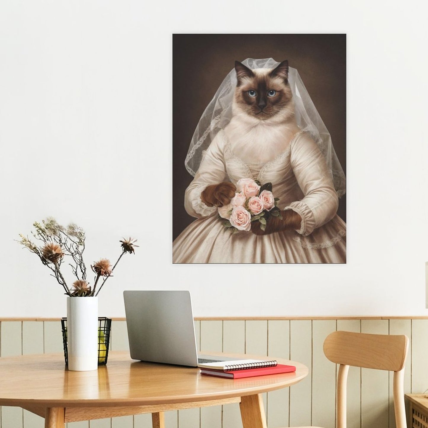 The Bride - Custom Pet Portrait With Your Photo