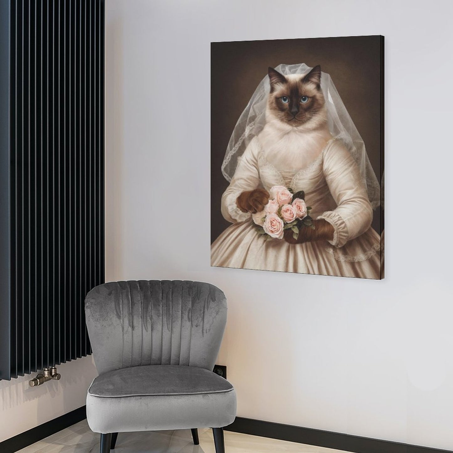 The Bride - Custom Pet Portrait With Your Photo