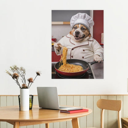 The Chef - Custom Pet Portrait With Your Photo