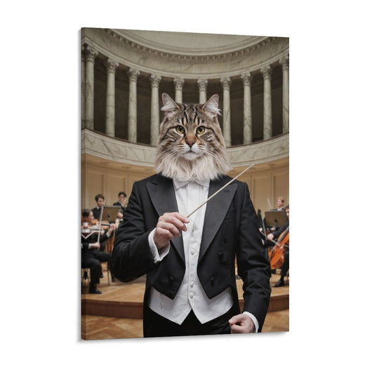 The Conductor - Custom Pet Portrait With Your Photo