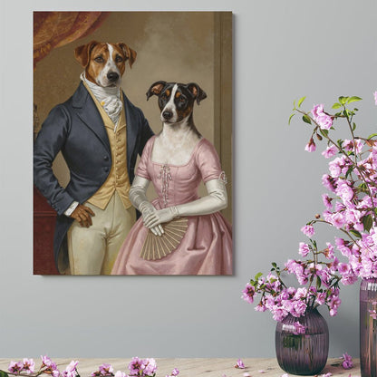 The Duke & Duchess - Custom Pet Portrait With Your Photo