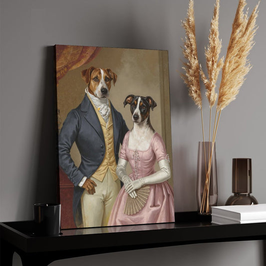 The Duke & Duchess - Custom Pet Portrait With Your Photo