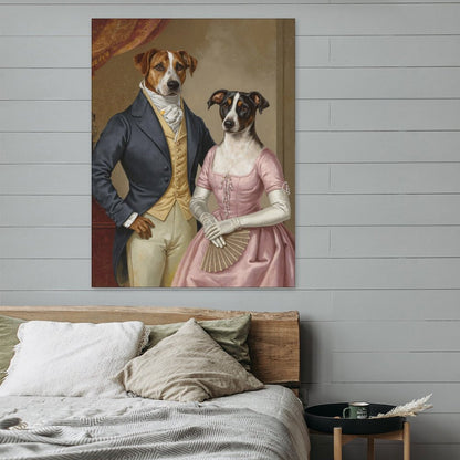 The Duke & Duchess - Custom Pet Portrait With Your Photo