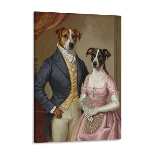 The Duke & Duchess - Custom Pet Portrait With Your Photo