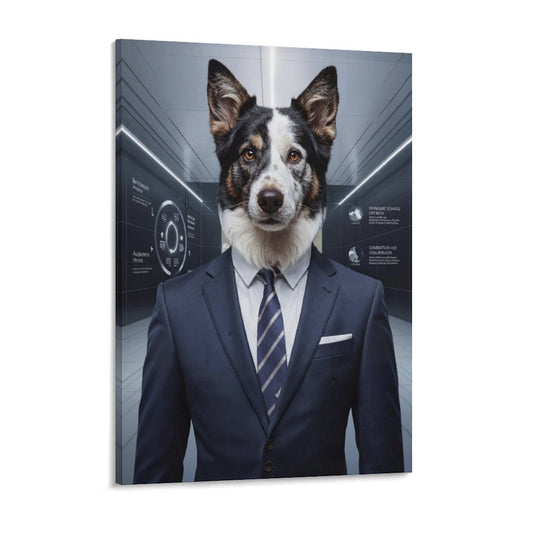 The Executive - Custom Pet Portrait With Your Photo
