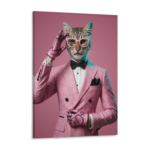 The Fashionista - Custom Pet Portrait With Your Photo