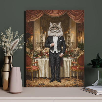 The Gentleman - Custom Pet Portrait With Your Photo