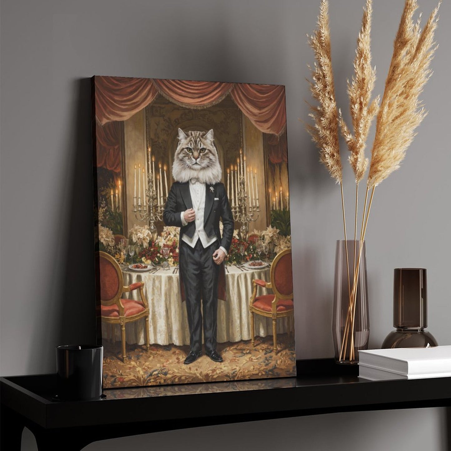 The Gentleman - Custom Pet Portrait With Your Photo