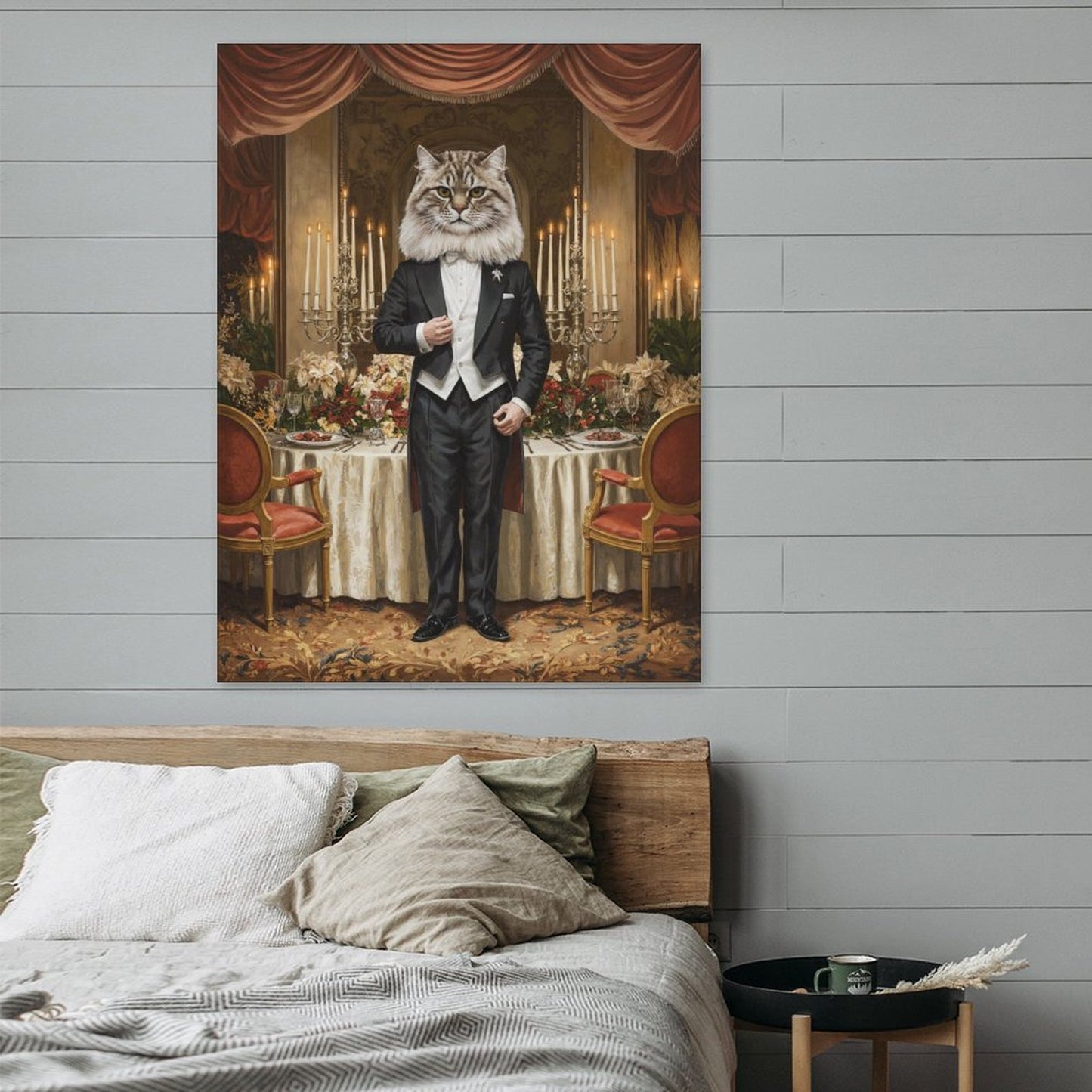 The Gentleman - Custom Pet Portrait With Your Photo