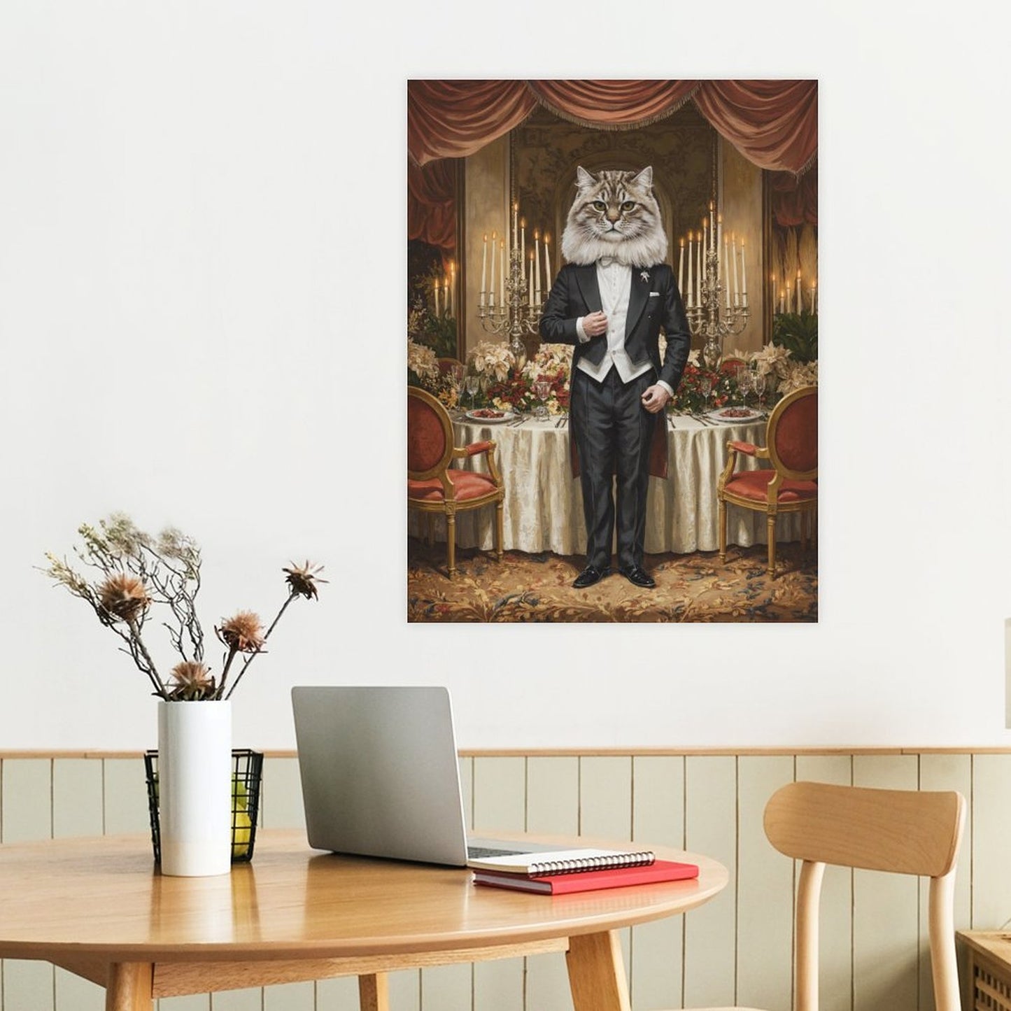 The Gentleman - Custom Pet Portrait With Your Photo