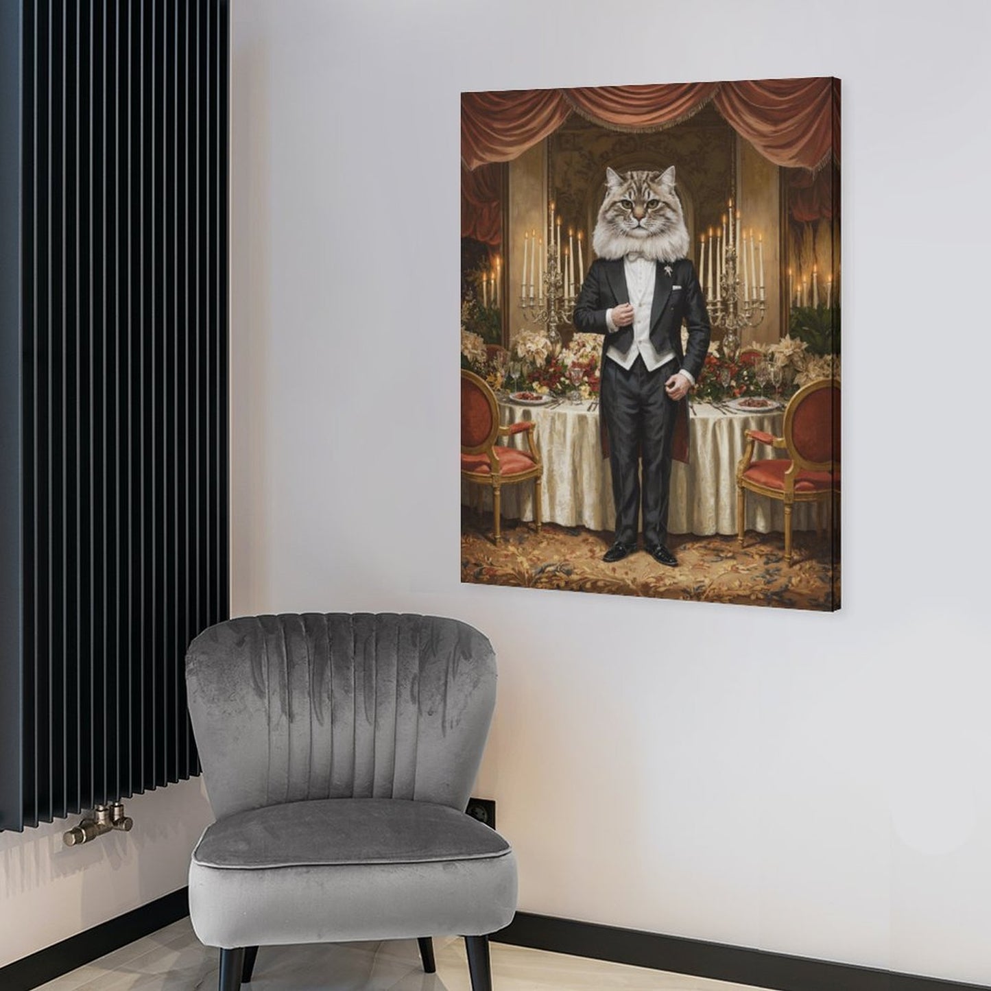 The Gentleman - Custom Pet Portrait With Your Photo