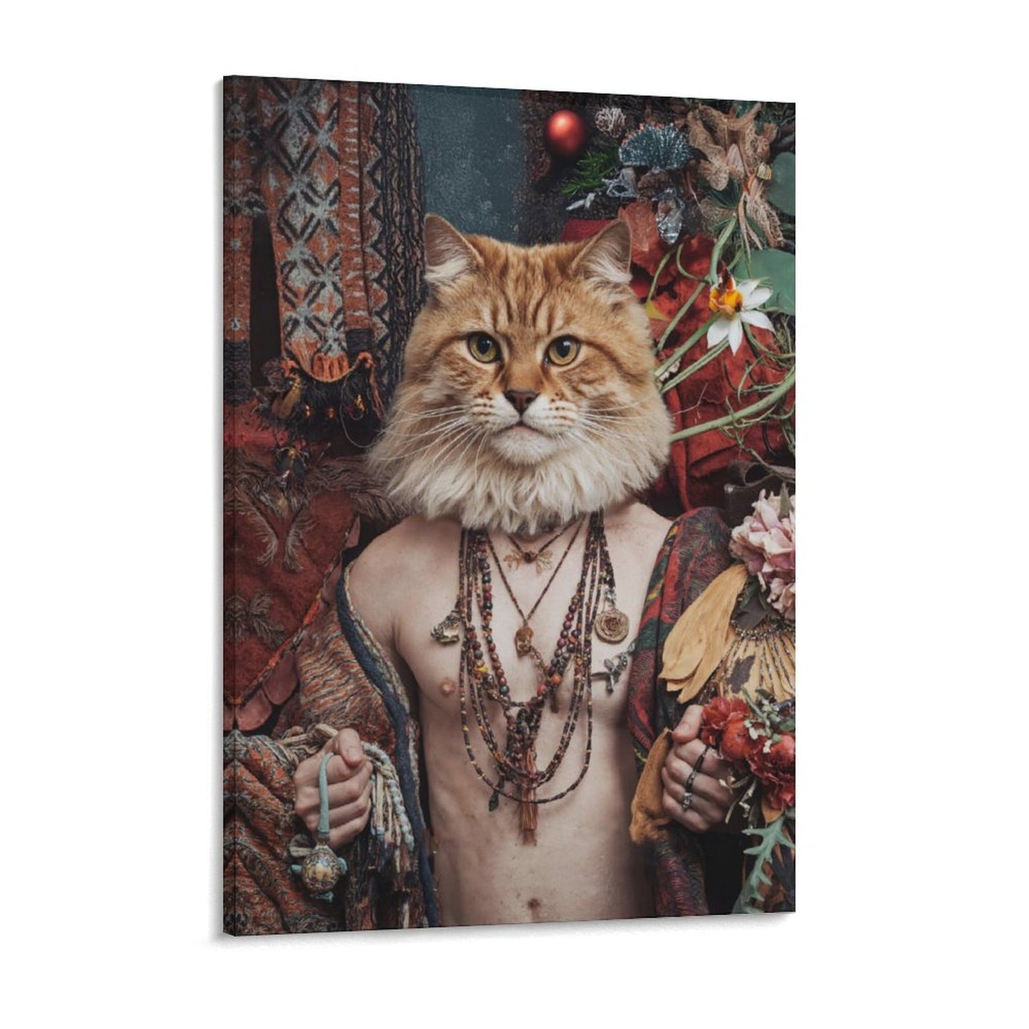 The Hippie - Custom Pet Portrait With Your Photo