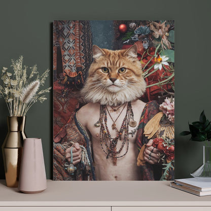 The Hippie - Custom Pet Portrait With Your Photo