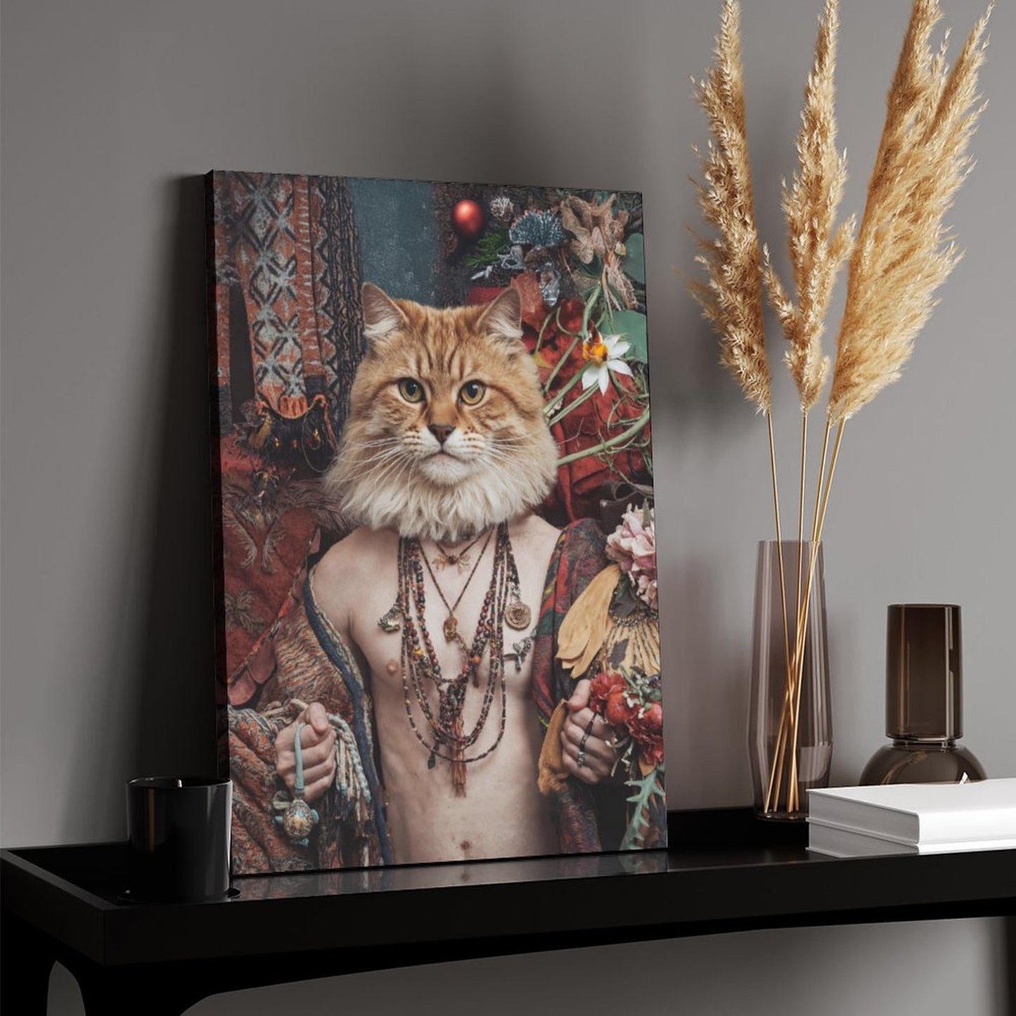 The Hippie - Custom Pet Portrait With Your Photo