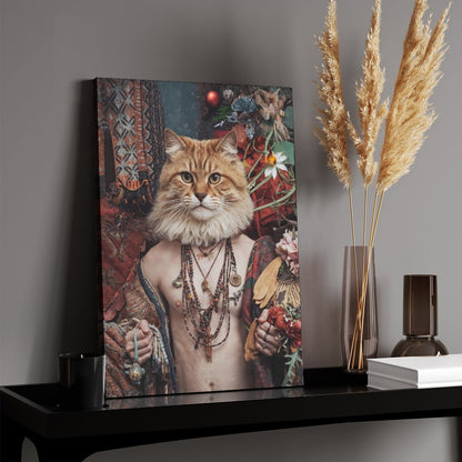 The Hippie - Custom Pet Portrait With Your Photo