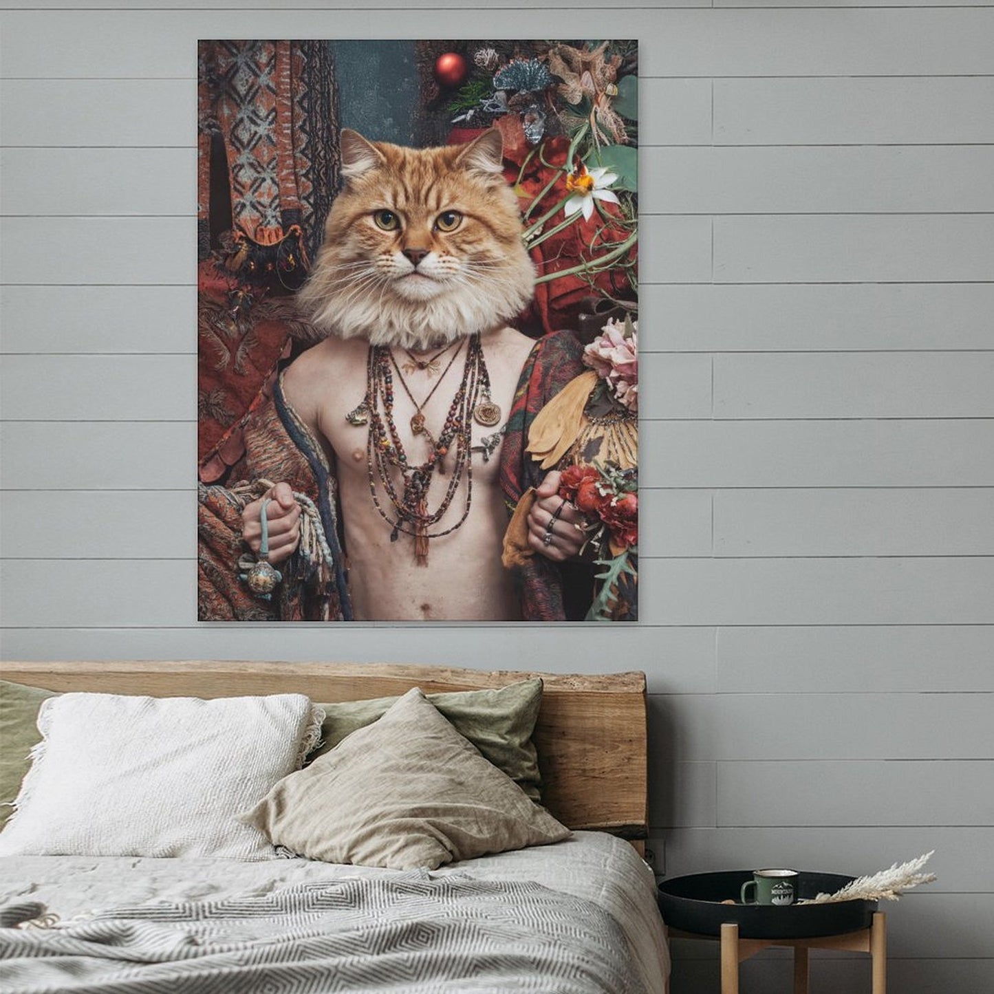 The Hippie - Custom Pet Portrait With Your Photo