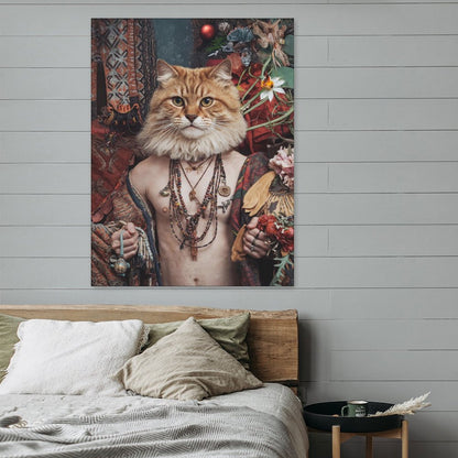 The Hippie - Custom Pet Portrait With Your Photo