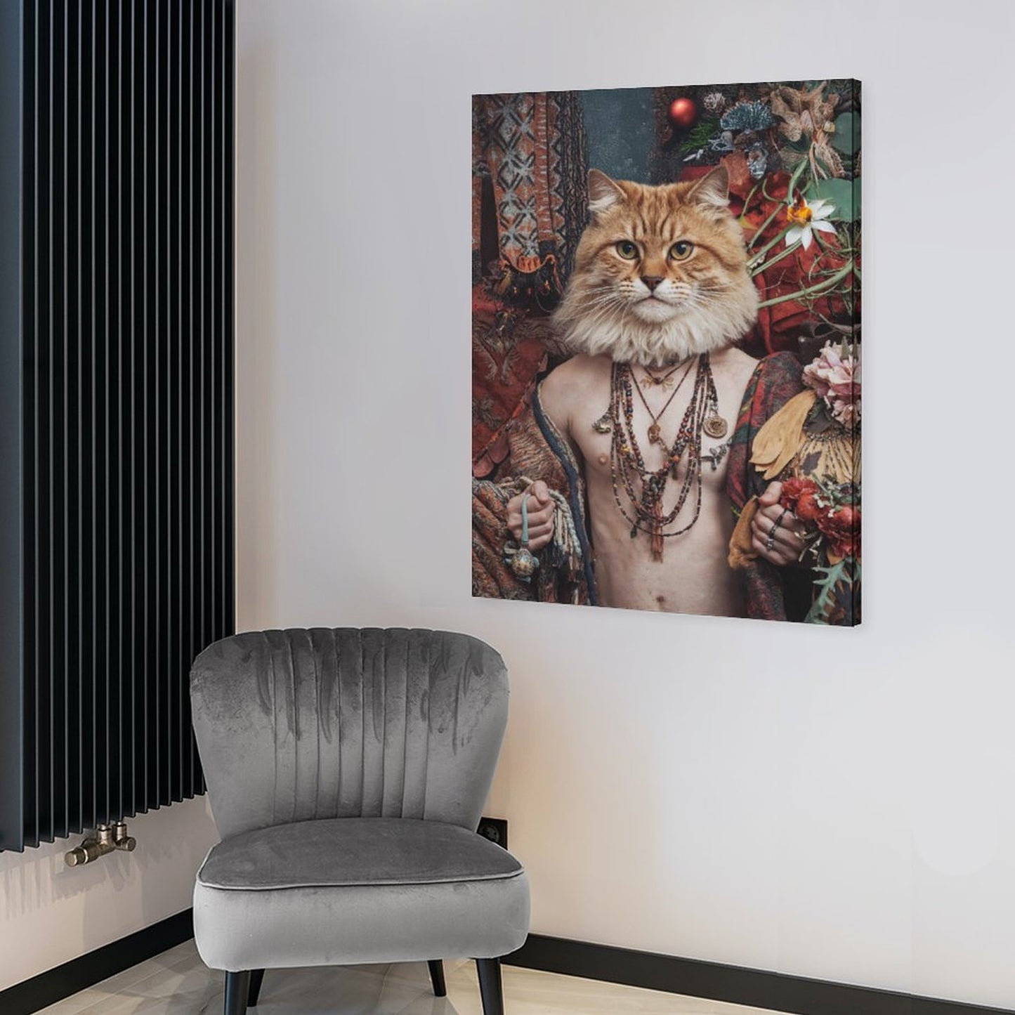The Hippie - Custom Pet Portrait With Your Photo