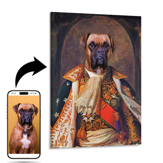 The King - Custom Pet Portrait With Your Photo