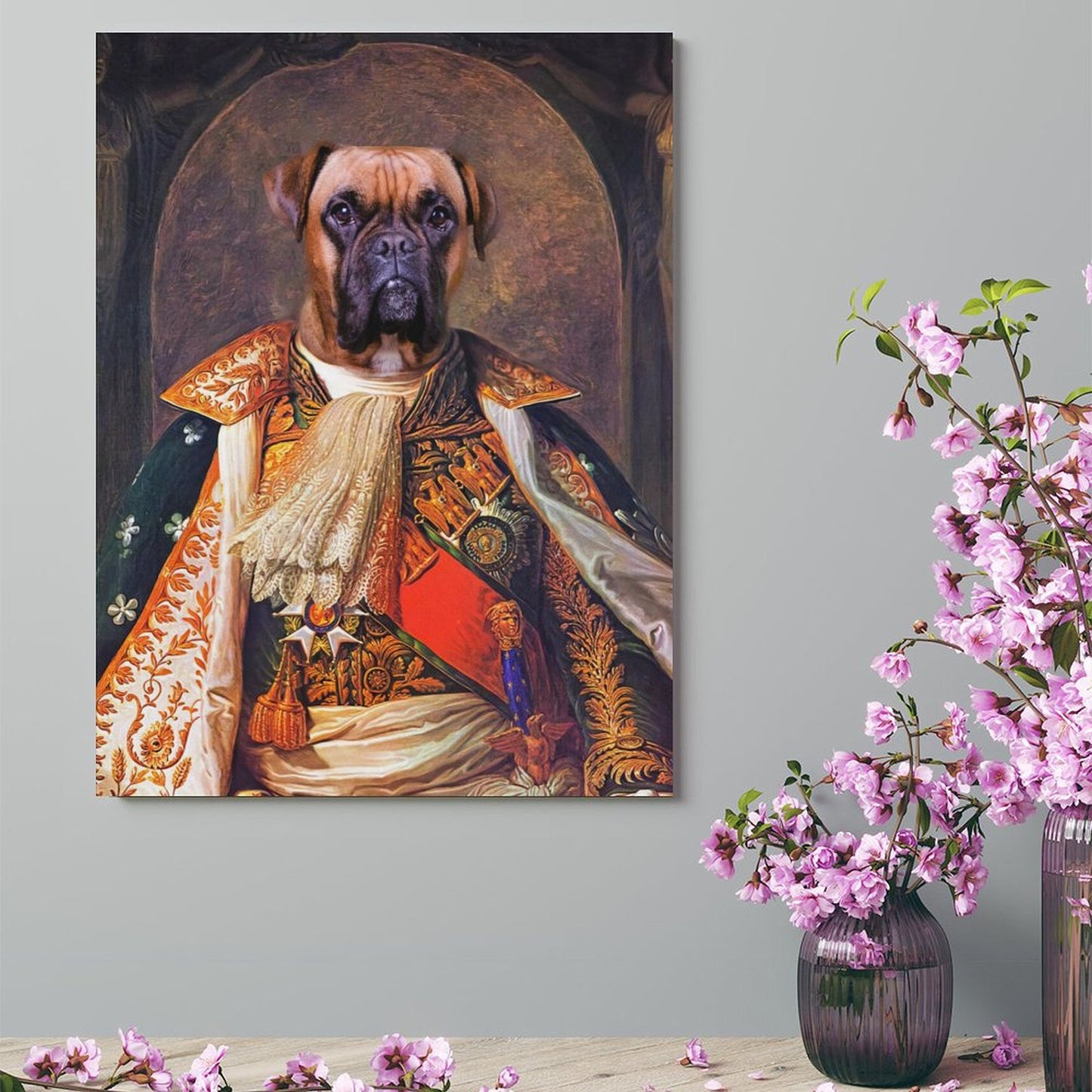 The King - Custom Pet Portrait With Your Photo