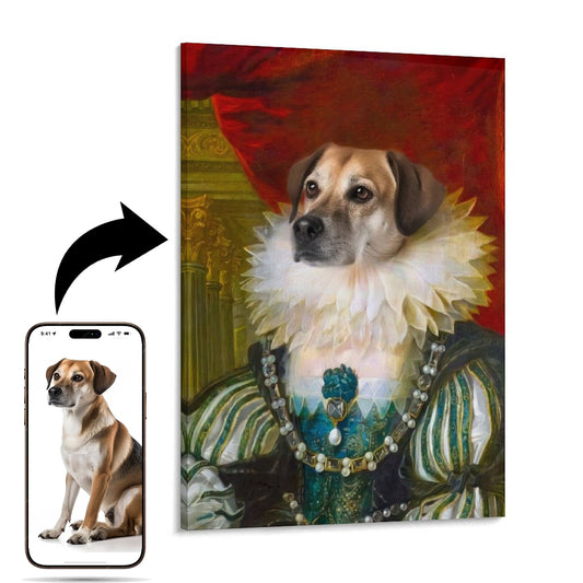 The Marquise - Custom Pet Portrait With Your Photo