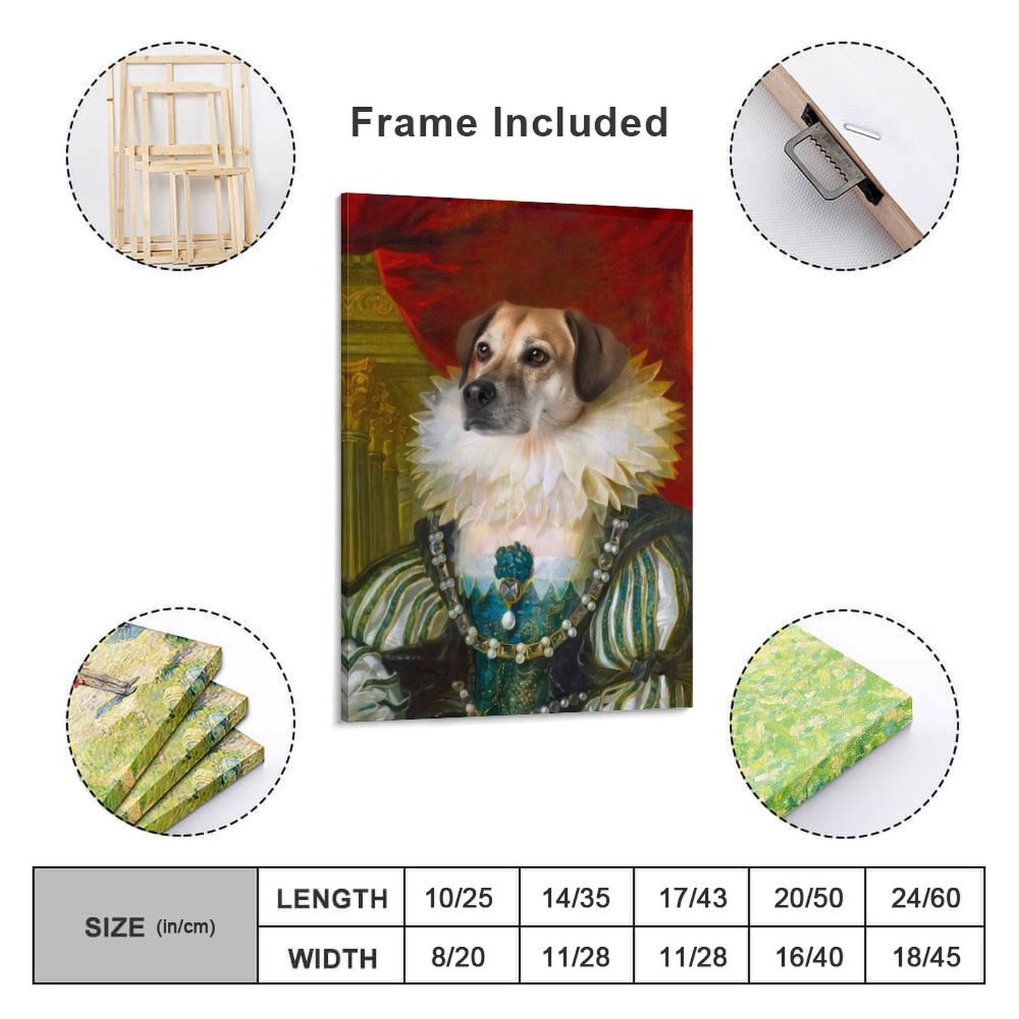 The Marquise - Custom Pet Portrait With Your Photo