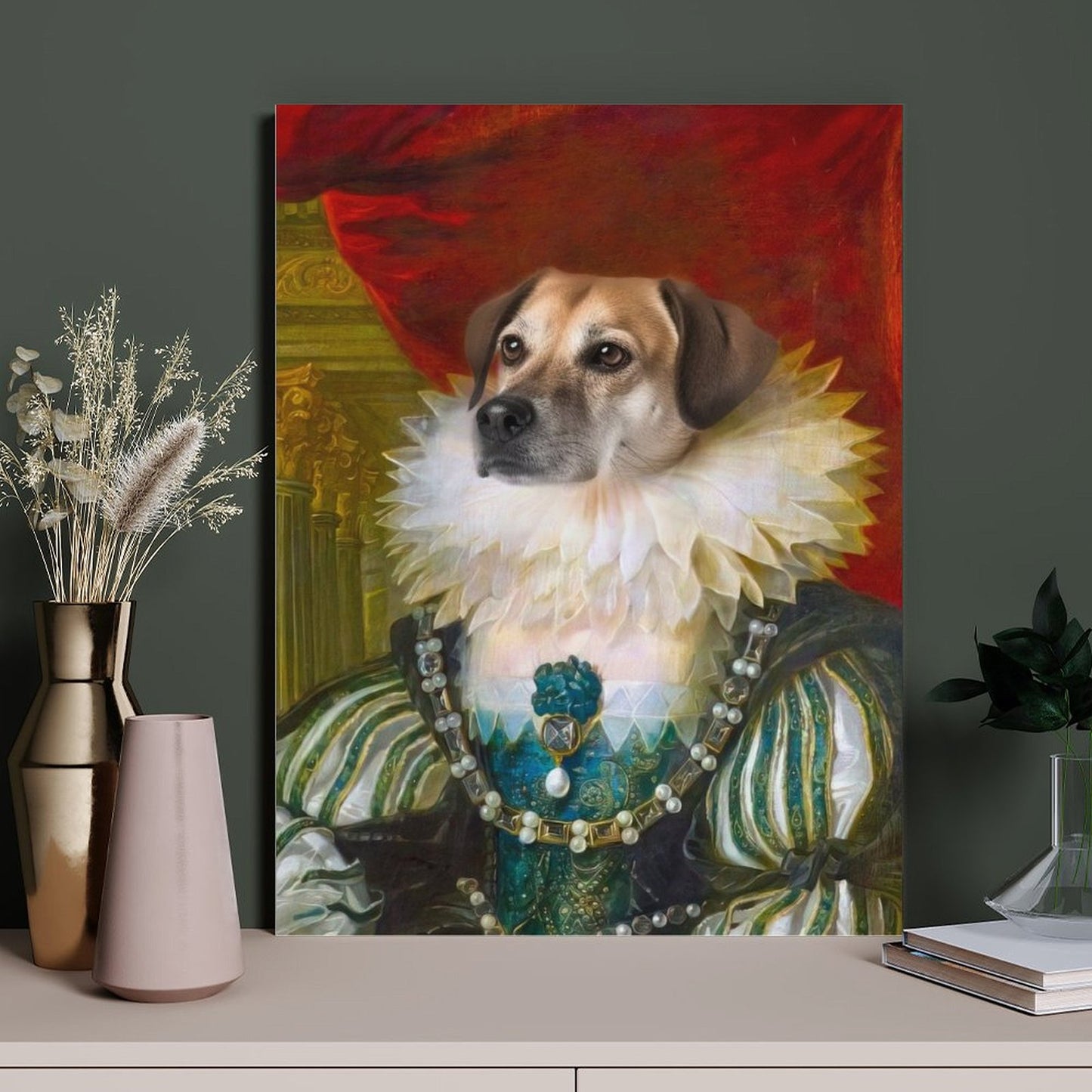The Marquise - Custom Pet Portrait With Your Photo