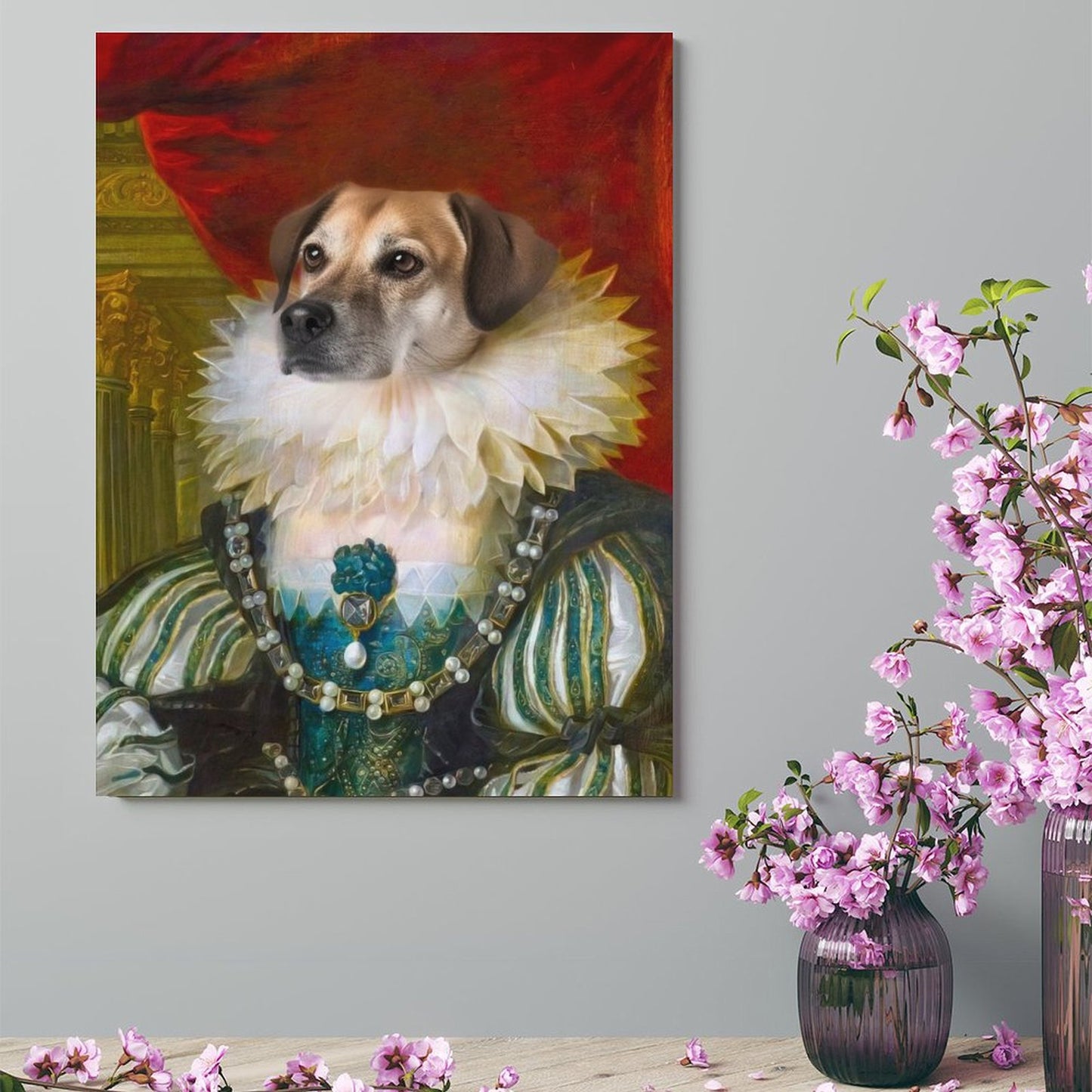 The Marquise - Custom Pet Portrait With Your Photo