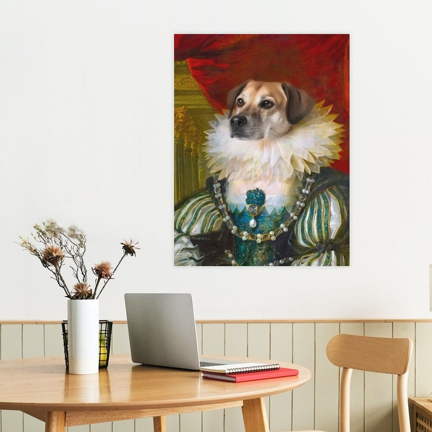 The Marquise - Custom Pet Portrait With Your Photo