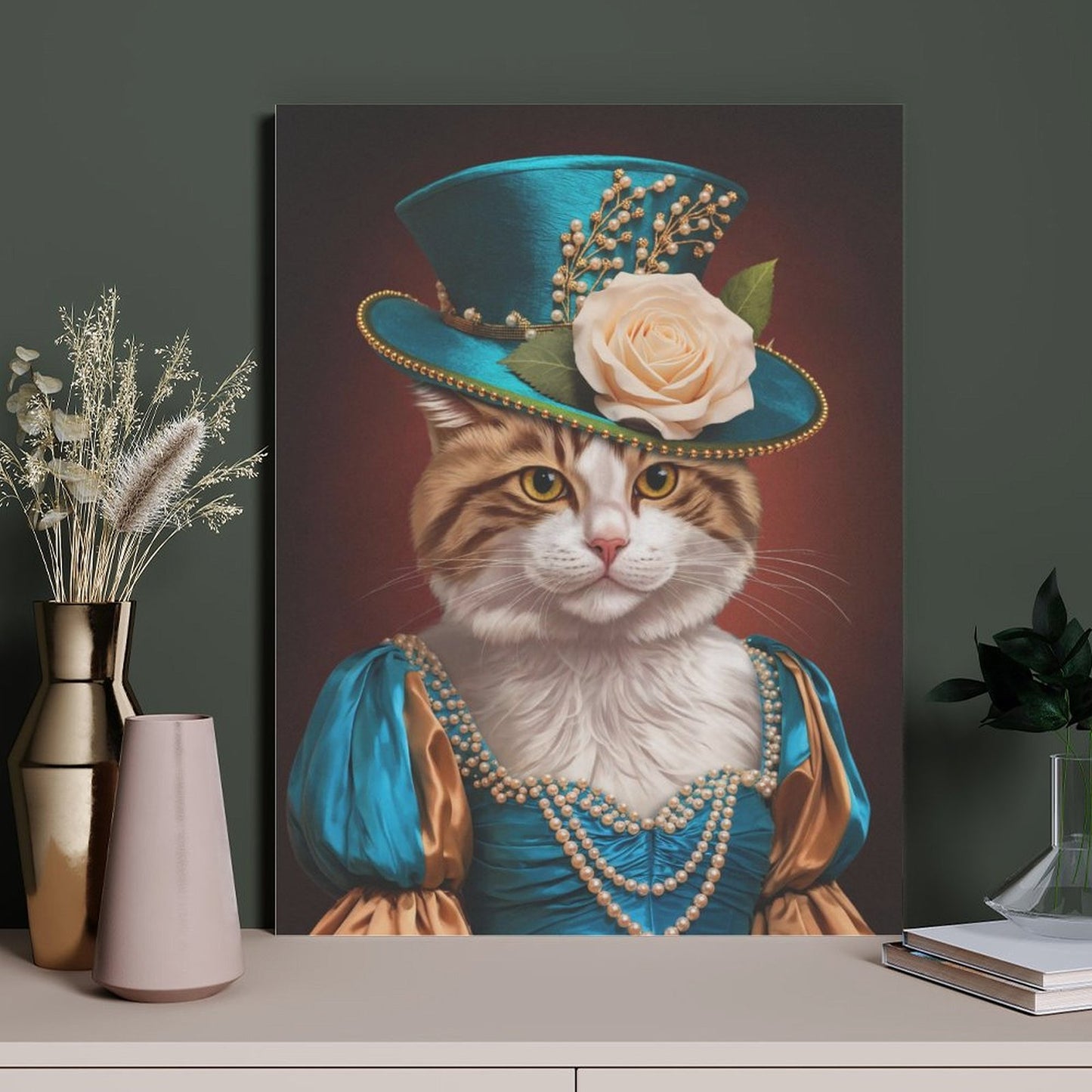 The Marshal's Lady - Custom Pet Portrait With Your Photo