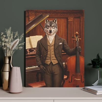 The Musician - Custom Pet Portrait With Your Photo