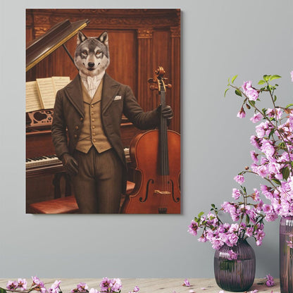 The Musician - Custom Pet Portrait With Your Photo