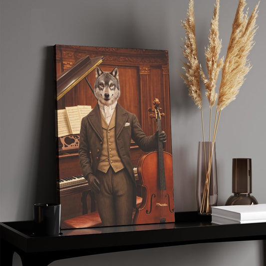 The Musician - Custom Pet Portrait With Your Photo