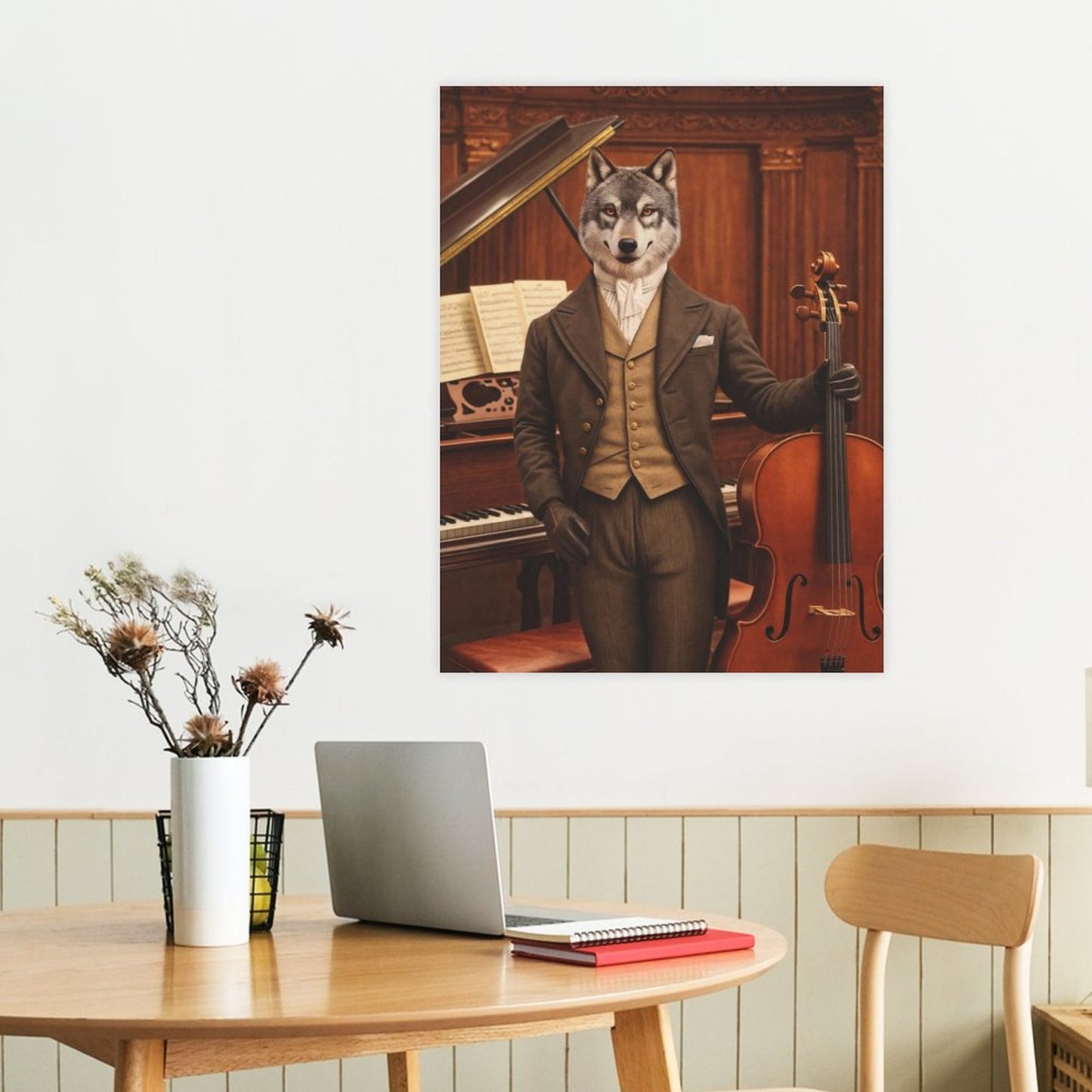 The Musician - Custom Pet Portrait With Your Photo